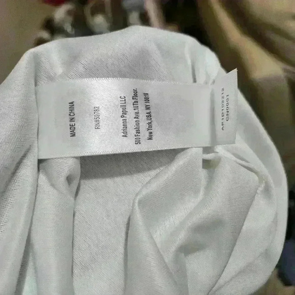 Adrianna Papell Sleeveless Maxi Chiffon Dress Tropical Green Print Size 8 #004 - Picture 6 of 6